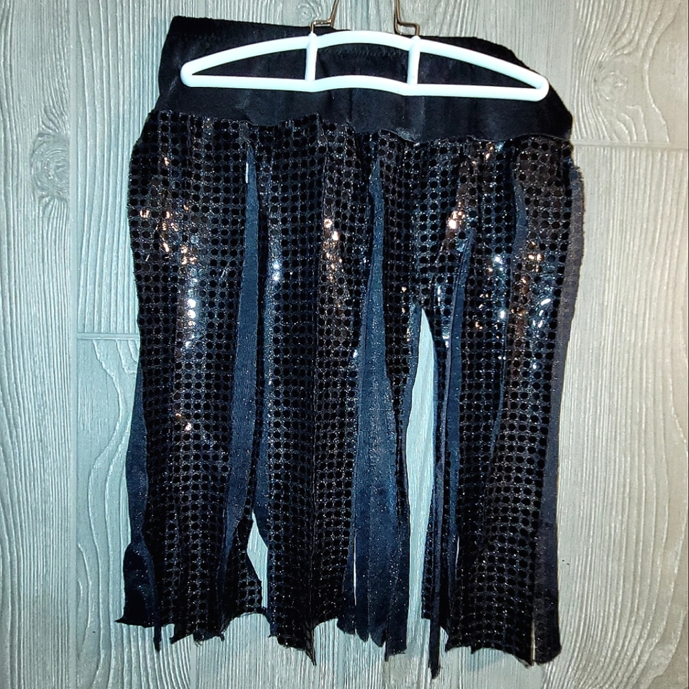💃🇺🇸Curtain Call Costumes Black Sequin Skirt- Adult Me